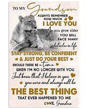 The Best Thing - Grandson Gift With Lion 11x17 Poster front