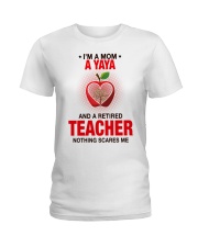NOTHING SCARES ME - PERFECT GIFT FOR YAYA Ladies T-Shirt tile