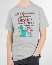 I Am Her Accomplice - Best Gift For Grandson Youth T-Shirt garment-youth-tshirt-front-lifestyle-01