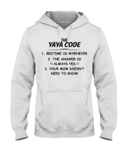 THE YAYA CODE - BEDTIME IS WHENEVER Hooded Sweatshirt tile