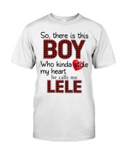 He Calls Me Lele - Perfect Gift For Grandma Premium Fit Mens Tee tile