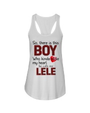He Calls Me Lele - Perfect Gift For Grandma Ladies Flowy Tank tile
