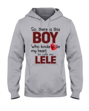 He Calls Me Lele - Perfect Gift For Grandma Hooded Sweatshirt front