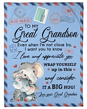 CONSIDER IT A BIG HUG - GREAT GIFT FOR GRANDSON Small Fleece Blanket - 30" x 40" front