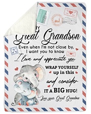 CONSIDER IT A BIG HUG - GREAT GIFT FOR GRANDSON Sherpa Fleece Blanket tile