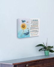 LIFE IS LIKE THE OCEAN - LOVELY GIFT FOR GRANDSON 14x11 Gallery Wrapped Canvas Prints aos-canvas-pgw-14x11-lifestyle-front-01