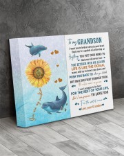 LIFE IS LIKE THE OCEAN - LOVELY GIFT FOR GRANDSON 14x11 Gallery Wrapped Canvas Prints aos-canvas-pgw-14x11-lifestyle-front-08