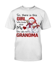 She Calls Me Grandma - Perfect Gift For Grandma Classic T-Shirt front