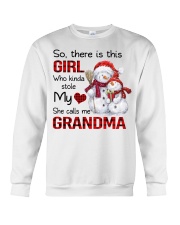 She Calls Me Grandma - Perfect Gift For Grandma Crewneck Sweatshirt tile