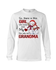 She Calls Me Grandma - Perfect Gift For Grandma Long Sleeve Tee tile