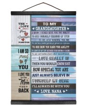 LOVE REALLY - AMAZING GIFT FOR GRANDDAUGHTER Hanging Canvas tile