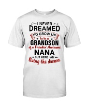LIVING THE DREAM - LOVELY GIFT FOR GRANDSON Premium Fit Mens Tee tile