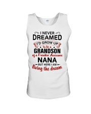LIVING THE DREAM - LOVELY GIFT FOR GRANDSON Unisex Tank tile