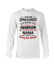 LIVING THE DREAM - LOVELY GIFT FOR GRANDSON Long Sleeve Tee tile