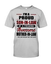 I'M A PROUD SON-IN-LAW Classic T-Shirt front