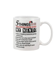 5 THINGS ABOUT MY NANOO - BEST GIFT FOR GRANDKIDS Mug tile