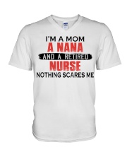 AND A RETIRED - PERFECT GIFT FOR NURSE V-Neck T-Shirt tile
