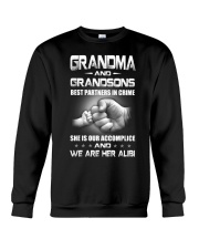 GRANDMA AND GRANDSONS - BEST PARTNERS IN CRIME Crewneck Sweatshirt tile
