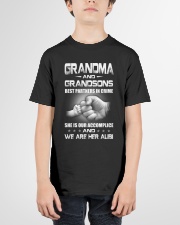 GRANDMA AND GRANDSONS - BEST PARTNERS IN CRIME Youth T-Shirt garment-youth-tshirt-front-01