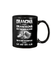 GRANDMA AND GRANDSONS - BEST PARTNERS IN CRIME Mug tile