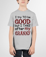 TRY TO BE GOOD - GIFT FOR GRANDKIDS Youth T-Shirt garment-youth-tshirt-front-01