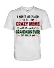 I Never Dreamed - Perfect Gift For Grandma V-Neck T-Shirt tile