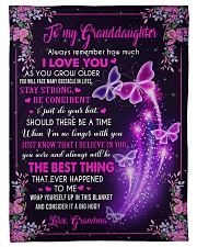 THE BEST THING - GRANDMA TO GRANDDAUGHTER Small Fleece Blanket - 30" x 40" front