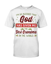 BEST GRANDMA IN THE WORLD - AMAZING GIFT FOR GRANDSON Premium Fit Mens Tee tile