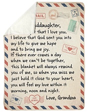 NEVER FORGET I LOVE YOU - GRANDMA TO GRANDDAUGHTER Large Sherpa Fleece Blanket - 60" x 80" thumbnail