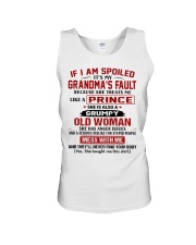 She Treats Me Like A Prince - Lovely Gift For Grandson Unisex Tank tile
