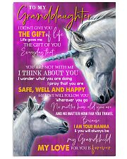 I THINK ABOUT YOU - LOVELY GIFT FOR GRANDDAUGHTER 11x17 Poster front