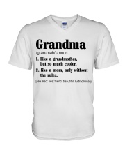 Like A Grandmother - Perfect Gift For Grandma V-Neck T-Shirt tile