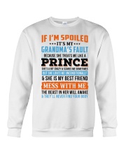 She Treats Me Like A Prince - Amazing Gift For Grandson Crewneck Sweatshirt tile