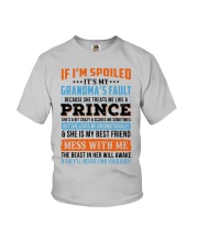 She Treats Me Like A Prince - Amazing Gift For Grandson Youth T-Shirt front