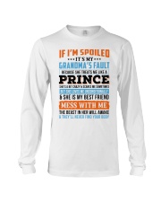 She Treats Me Like A Prince - Amazing Gift For Grandson Long Sleeve Tee tile