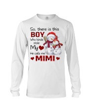 He Calls Me Grandma - Perfect Gift For Mimi Long Sleeve Tee tile