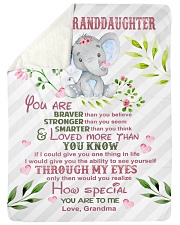 ONE THING IN LIFE - GRANDMA TO GRANDDAUGHTER Sherpa Fleece Blanket tile