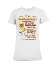 YOU ARE A GIFT - BEST GIFT FOR GRANDDAUGHTER Premium Fit Ladies Tee tile