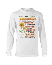 YOU ARE A GIFT - BEST GIFT FOR GRANDDAUGHTER Long Sleeve Tee tile