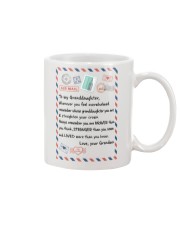 I LOVE YOU - TO GRANDDAUGHTER FROM GRANDMA Mug tile