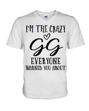 I'M THE CRAZY GG - PERFECT GIFT FOR GG V-Neck T-Shirt tile
