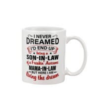 LIVING THE DREAM - LOVELY GIFT FOR SON-IN-LAW Mug tile