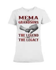 MEME AND GRANDSONS THE LEGEND AND THE LEGACY Premium Fit Ladies Tee tile