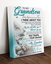 I THINK ABOUT YOU - SPECIAL GIFT FOR GRANDSON 11x14 Gallery Wrapped Canvas Prints aos-canvas-pgw-11x14-lifestyle-front-17