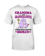 GRANDMA AND GRANDDAUGHTER A BOND CAN'T BE BROKEN Premium Fit Mens Tee tile