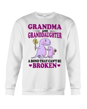 GRANDMA AND GRANDDAUGHTER A BOND CAN'T BE BROKEN Crewneck Sweatshirt tile