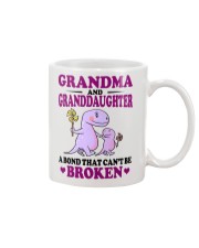 GRANDMA AND GRANDDAUGHTER A BOND CAN'T BE BROKEN Mug tile