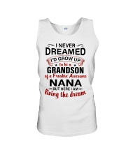 LIVING THE DREAM - LOVELY GIFT FOR GRANDSON Unisex Tank tile