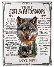 I AM THE STORM - LOVELY GIFT FOR GRANDSON Small Fleece Blanket - 30" x 40" front