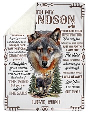 I AM THE STORM - LOVELY GIFT FOR GRANDSON Sherpa Fleece Blanket tile